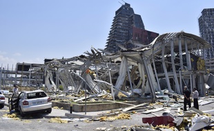 Les conséquences des explosions survenues à Beyrouth mardi
