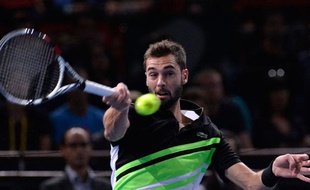 Le Français Benoît Paire lors de son entrée en lice à Bercy le 28 octobre 2013.