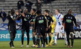 L'Olympique de Marseille, longtemps mené et malmené, a obtenu une qualification laborieuse (3-1) après prolongation, dimanche en 16e de finale de la Coupe de France, aux dépens d'une équipe du Havre (L2) qui pourra regretter plusieurs balles de match mal négociées.