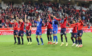 La joie des Lillois après leur succès face à l'OM