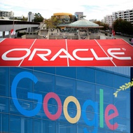 Illustration de la lutte entre Oracle et Google.