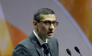 Le directeur général de Nokia, Rajeev Suri, le 2 décembre 2015 à Helsinki