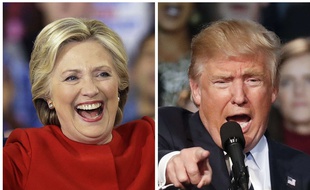 Hillary Clinton et Donald Trump.