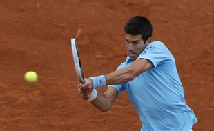 Novak Djokovic le 26 mai 2014 à Roland-Garros.