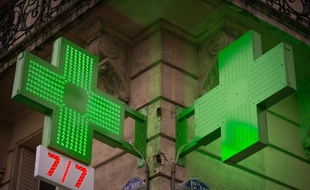 Illustration d'une pharmacie.