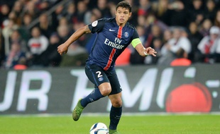 Thiago Silva lors de PSG-Saint-Etienne le 25 octobre 2015.