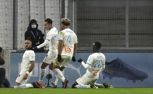 Dimitri Payet, regard rageur après son but avec l'OM.