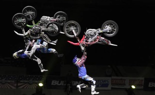 Le Nitro Circus Live lors de son passage à Lille, le 10 décembre 2013.