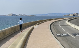 La Corniche à Marseille.