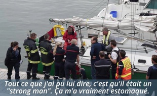 Le migrant irakien de 46 ans a été pris en charge par les secours.