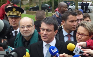 Alors ministre de l'Intérieur, Manuel Valls avait visité le quartier du Blosne à Rennes le 9 janvier 2014.