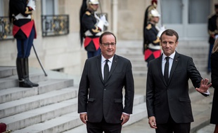 Francois Hollande et Emmanuel Macron
