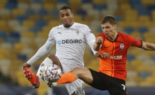Alassane Pléa, le 4 novembre 2020 en Ukraine.
