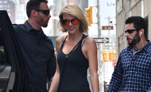 La chanteuse Taylor Swift dans les rues de Manhattan