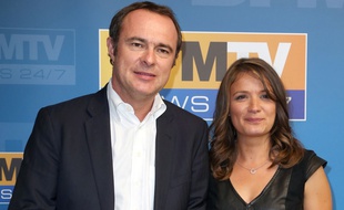 Pascale de La Tour du Pin aux côté de Christophe Delay en 2013