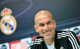 Zinédine Zidane en conférence de presse le 27 avril 2019.