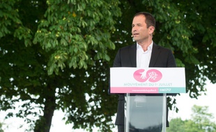 Benoît Hamon, leader du mouvement du 1er juillet