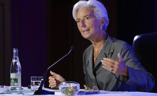 Christine Lagarde ancienne ministre et directrice du FMI s'exprimait vendredi 18 juillet à Paris sur l'Europe.