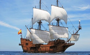 La réplique d'un galion espagnol, El Galeon