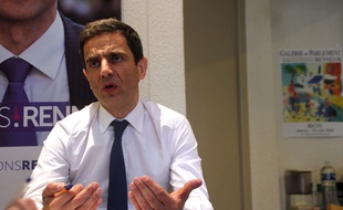 Bruno Chavanat, ici entre les deux tours des élections municipales en mars 2014.