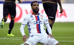 Alexandre Lacazette avec l'Olympique Lyonnais
