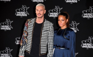 Le chanteur M. Pokora et sa compagne, la chanteuse Christina Milian