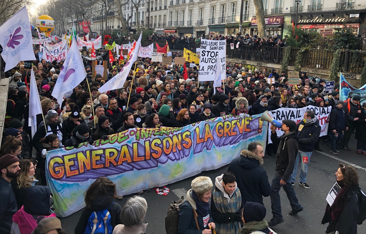 VIDEO. Grève du 24 janvier à Paris «On continuera à être mobilisés»