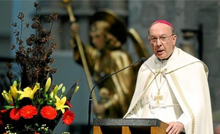 Mgr André-Joseph Léonard, primat de Belgique (archives).