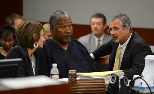 O.J. Simpson et ses avocats le 17 mai 2013