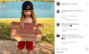 Instagram censure des photos de garçons torse nu, croyant qu'il s'agit de filles topless.