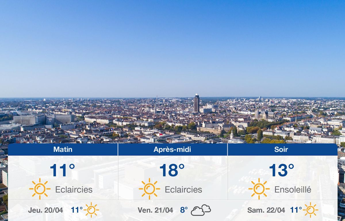 Météo Nantes: Prévisions du mercredi 19 avril 2023