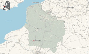 La ville de Beauvais, dans l'Oise.