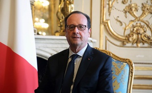 Le président François Hollande à l'Elysée le 28 novembre 2016