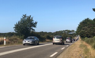 Illustration de la route Nantes Pornic