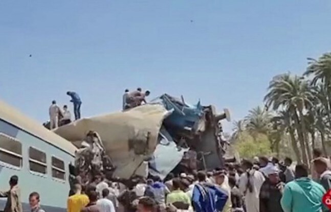 Egypte: Au moins 32 morts et 66 blessés dans une collision ferroviaire dans le sud du pays