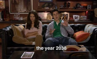 Capture écran du teaser de la saison neuf de How I met your mother.