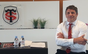 Didier Lacroix, le président du Stade Toulousain, le 3 juin 2020 au stade Ernest-Wallon.