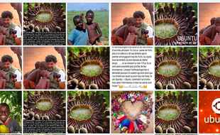 Quelques exemples de publications de la jolie, mais fictive histoire d'un anthropologue et d’enfants d'une tribu africaine.