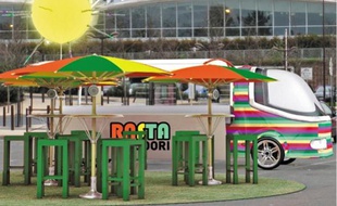 Le Rasta Tandoori Bus avait été présenté lors du salon du Sirha, à Lyon, en janvier.