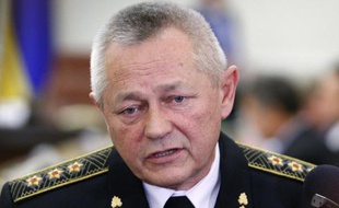 Le ministre ukrainien de la Défense Igor Tenioukh, à Kiev le 16 mars 2014