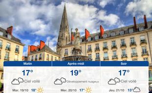 Météo Nantes: Prévisions du lundi 18 octobre 2021