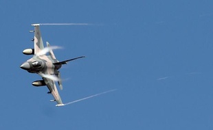 Un F16 en vol
