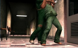 Une scène de meurtre à la seringue dans le jeu de Rockstar Games