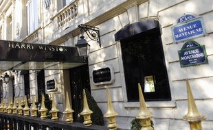 La joaillerie Harry Winston, le 7 octobre 2007 à Paris.
