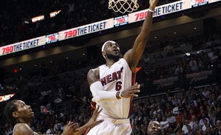 LeBron James, auteur de 33 points cette nuit face à San Antonio