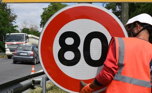 La limitation à 80 km/h est entrée en vigueur le 1er juillet 2018.