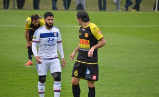 Nabil Fekir a été bien bloqué par la défense de Chasselay ce samedi.