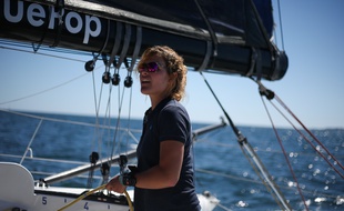 Clarisse Crémer, benjamine du Vendée Globe.