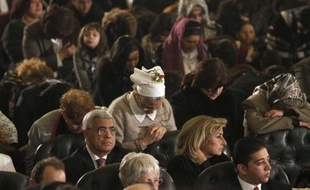 Les chrétiens d'Egypte célébraient le Noël copte dans un climat marqué par les violences contre leur communauté au cours de l'année écoulée, et les craintes face à la domination des islamistes aux élections.