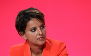 Najat Vallaud-Belkacem, ministre de l'Education nationale, le 30 août 2014 à La Rochelle.
